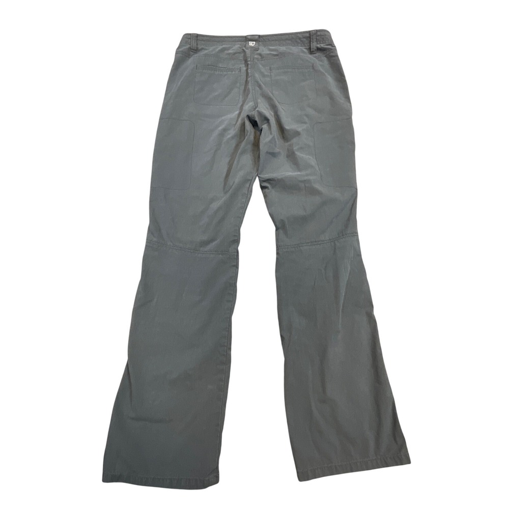 KUHL Hiking Pants Womens 12 Reg Gray Good Articulated Knee Outdoor Utility